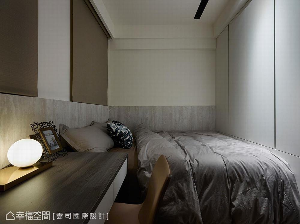 混搭 二居 工业 北欧 卧室图片来自幸福空间在设计即生活 北欧x工业73平质感居的分享