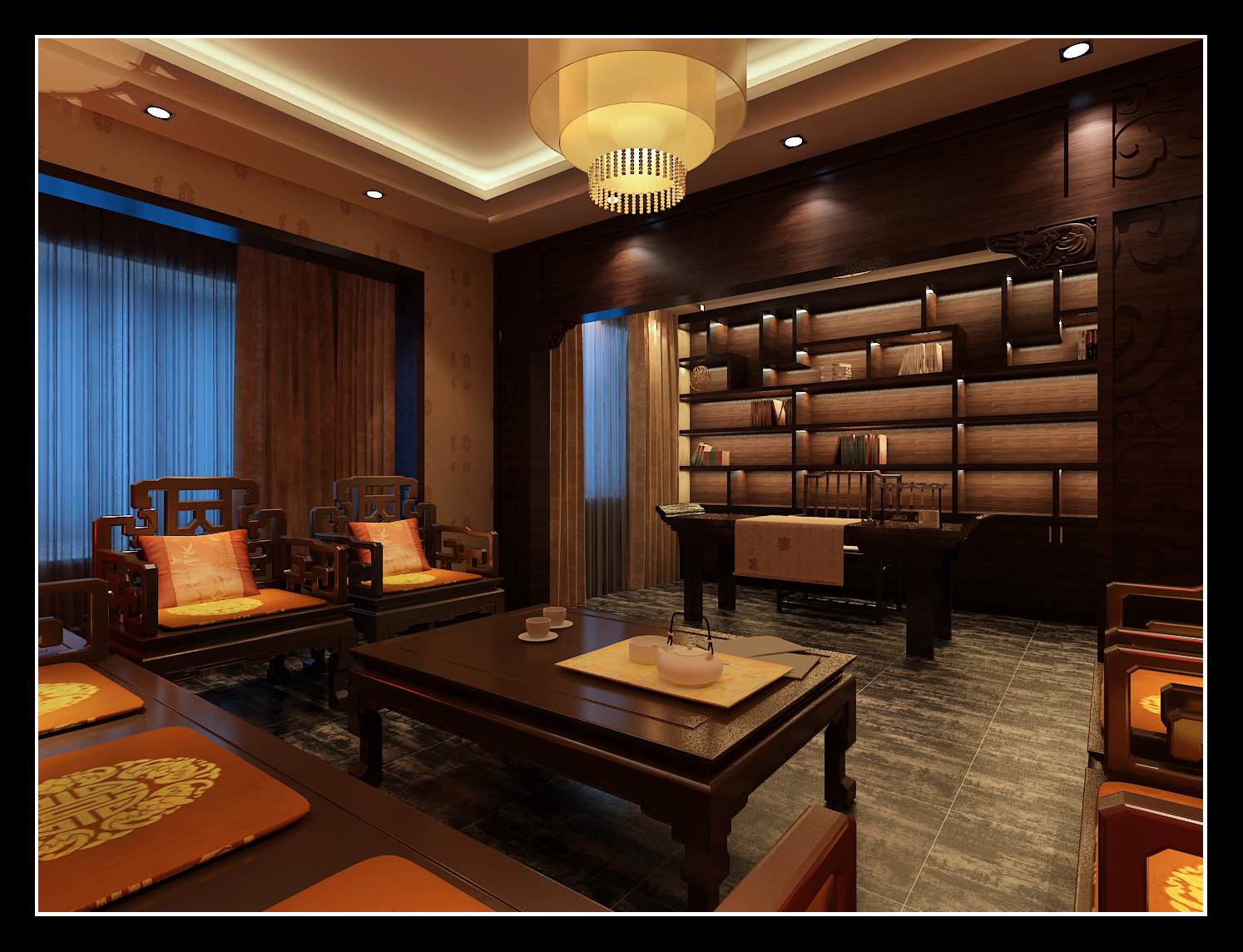 中式 自建房 客厅图片来自新浪家居江西站在美丽的自建房的分享