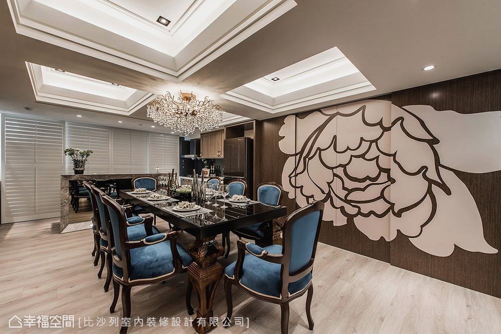 二居 新古典 大户型 餐厅图片来自幸福空间在贵族生活态度 165平英式尊荣会所的分享