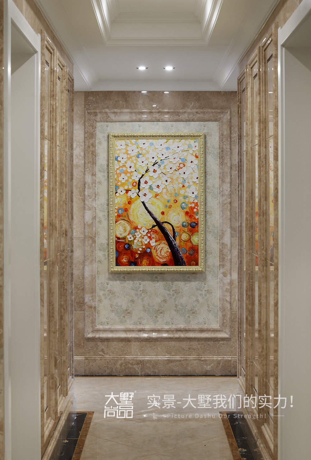 欧式 三居 玄关图片来自大墅尚品-由伟壮设计在沐雪雅律·值得收藏的欧式公寓的分享