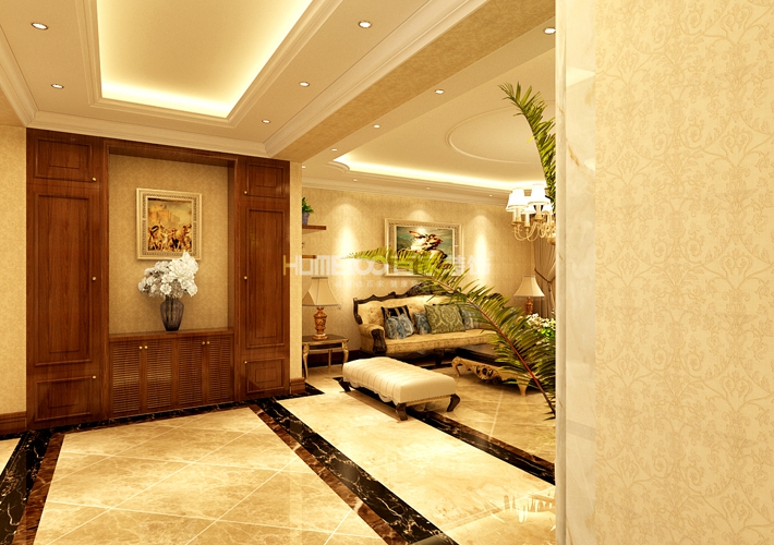 大户型 尚景新世界 欧式风格 客厅图片来自百家设计小刘在尚景新世界177平欧式风格半包8万的分享