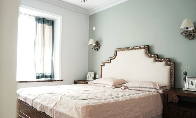 混搭 小资 80后 收纳 白领 三居 卧室图片来自重庆优家馆装饰在110㎡北欧风与绿植的完美碰撞的分享