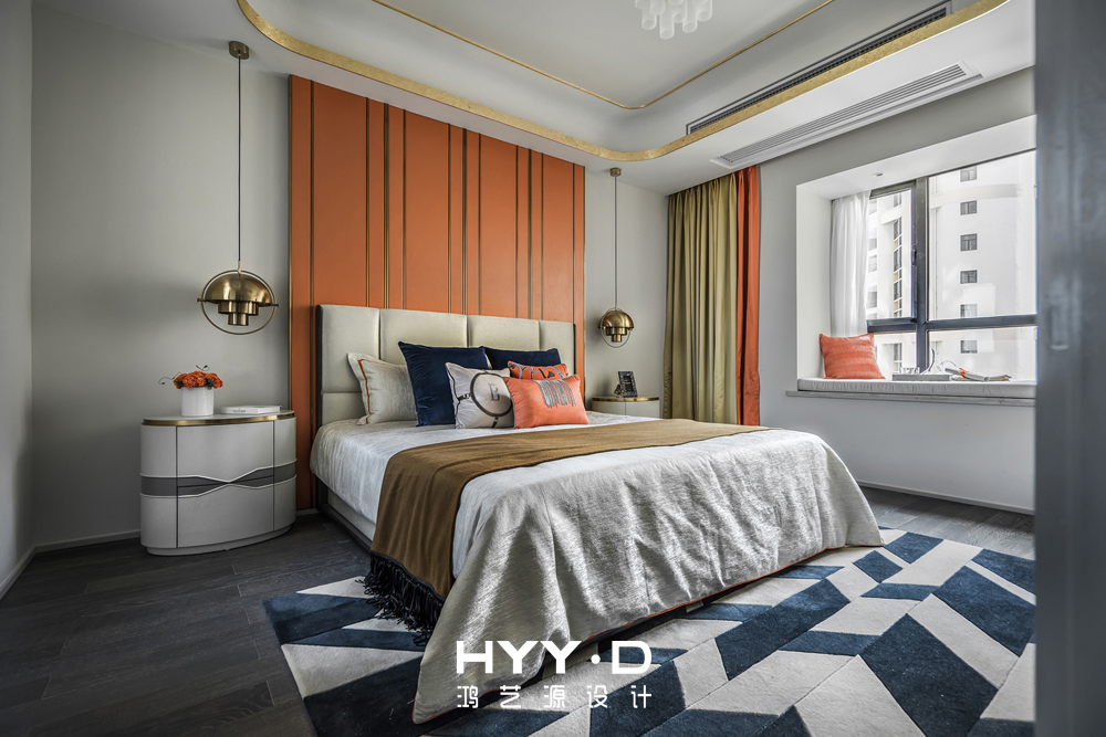 中式奢华 简约 复式 卧室图片来自郑鸿在彼岸流金--河源东江湾室内设计的分享