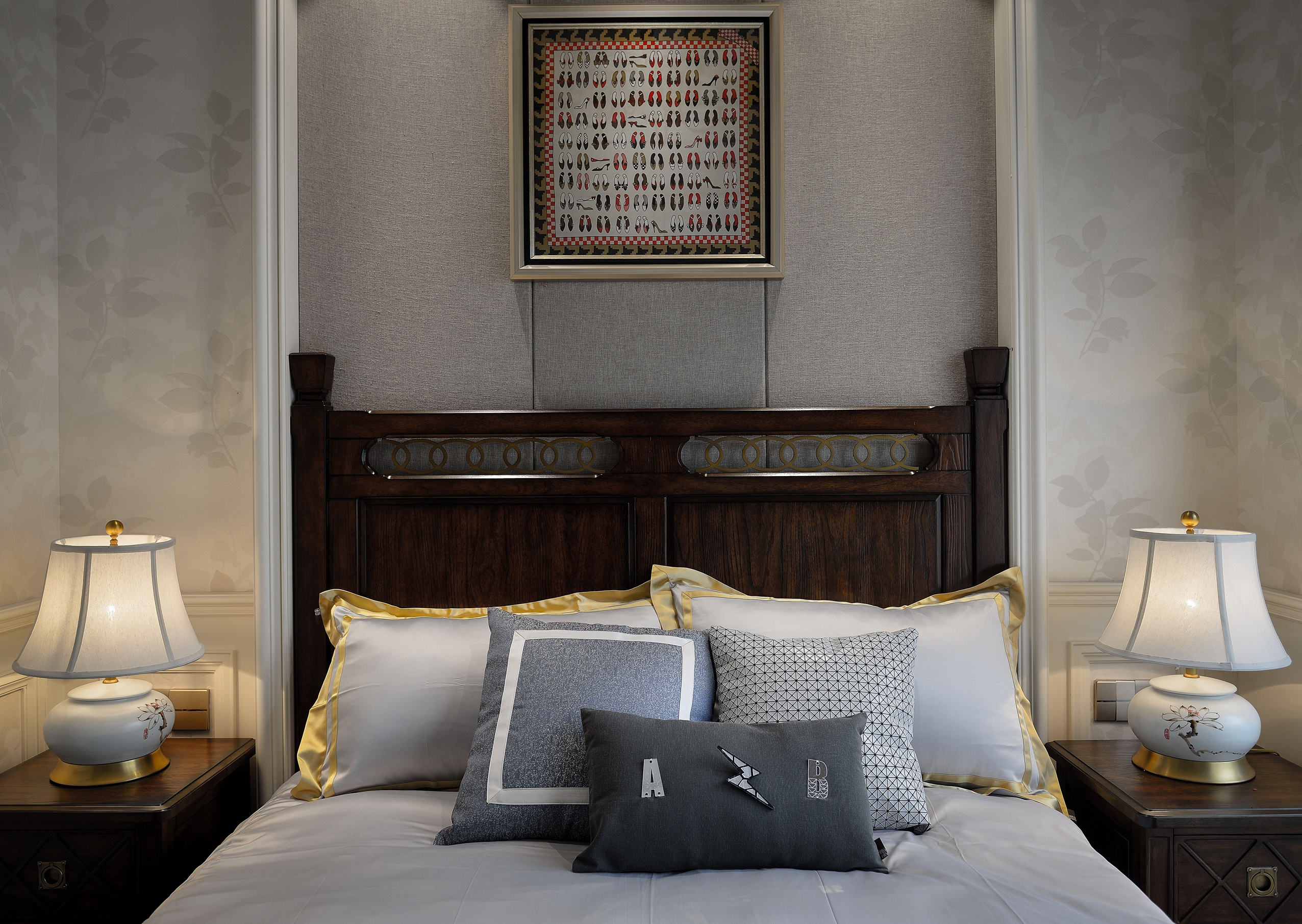美式风格 简约 别墅 卧室图片来自新浪家居江西站在山谷林墅的分享