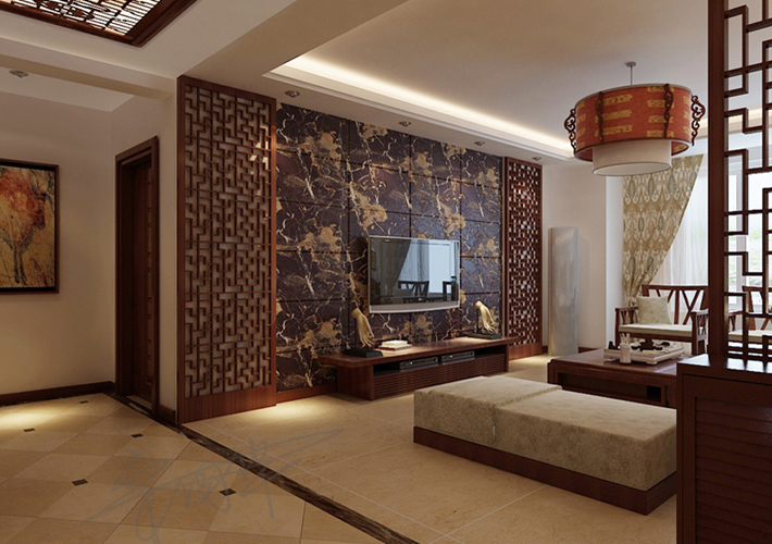 四居 中海国际 新中式风格 客厅图片来自百家设计小刘在中海国际167平新中式风格的分享