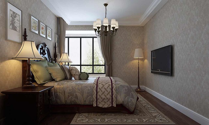 卧室图片来自甘肃紫苹果装饰在兰州格兰绿都180㎡现代简约案列的分享