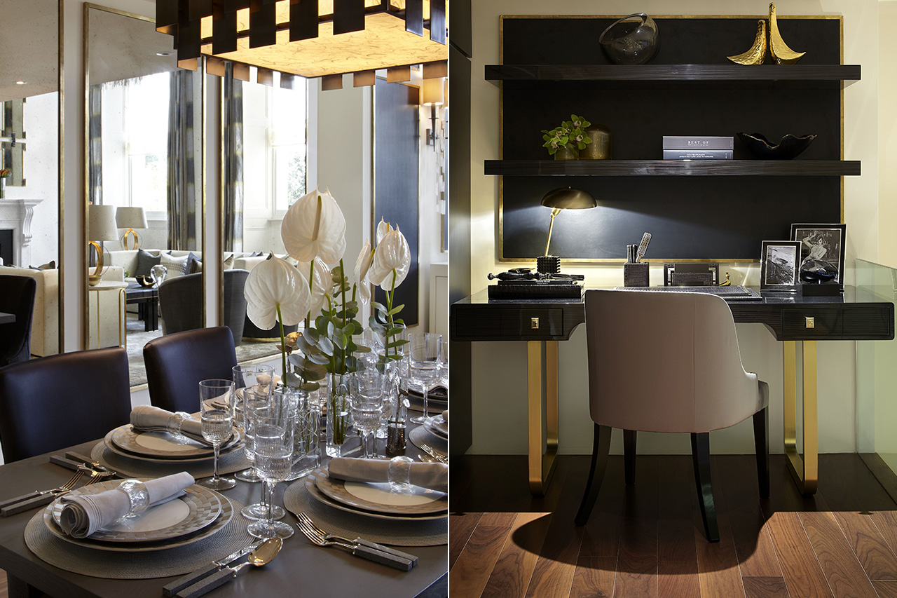简约 奢华 混搭 餐厅图片来自别墅设计师杨洋在低奢混搭设计风格的分享
