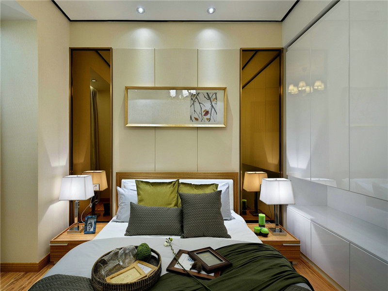 现代 三居 大户型 复式 跃层 白领 80后 小资 卧室图片来自高度国际姚吉智在150平米后现代风质感生活的诠释的分享