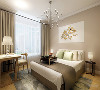 主卧室与次卧室的设计与整体设计相统一，也以简洁舒适为主。