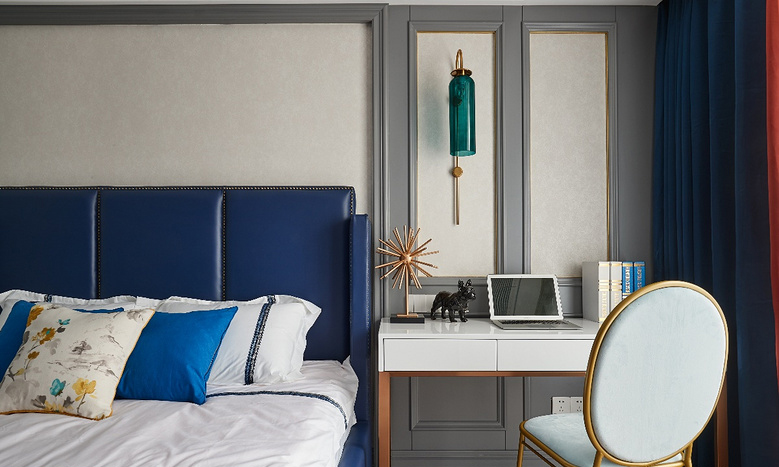 卧室图片来自家装大管家在不完美主义 89平法式浪漫时尚居的分享