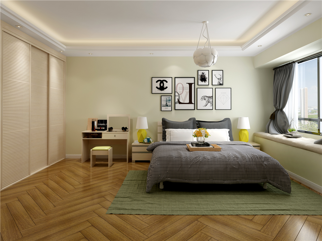 卧室图片来自金空间装饰集团在北辰中央公园的分享