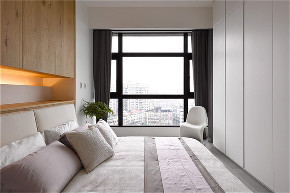 港式 三居 大户型 白领 收纳 80后 小资 卧室图片来自高度国际姚吉智在135平米现代港式精致个性范儿的分享