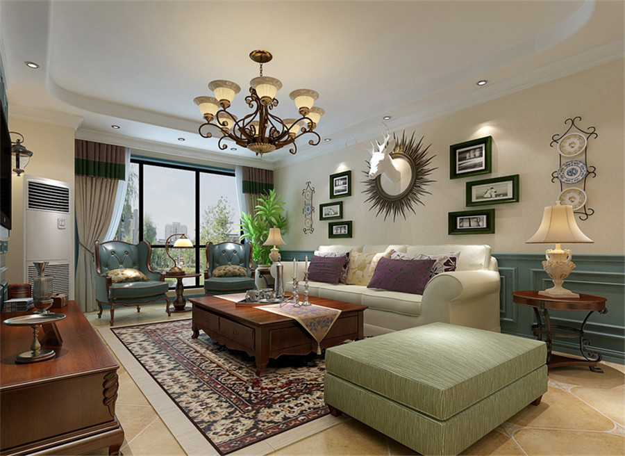 混搭 客厅图片来自天津生活家健康整体家装在五矿榕园110平混搭风格的分享