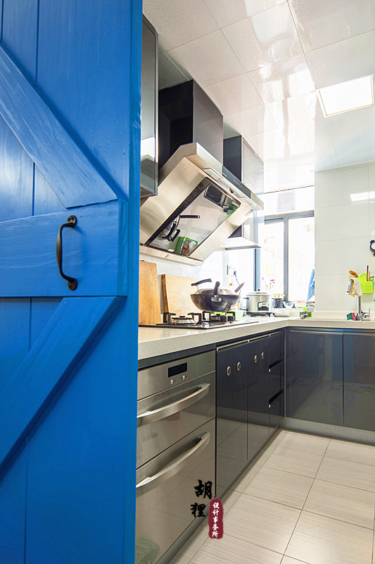 北欧风 厨房图片来自设计师胡狸在一抹蓝的分享