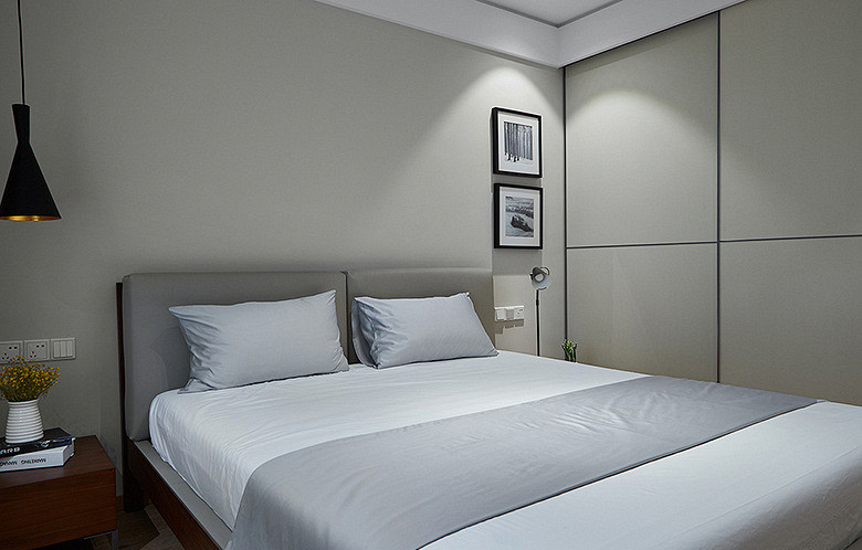 卧室图片来自家装大管家在110平现代简约空间 大气而自然的分享