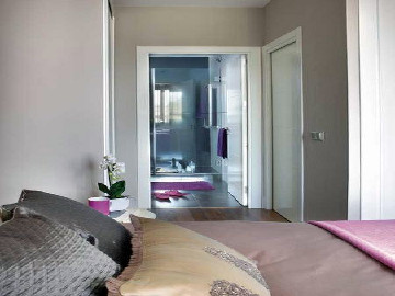 粉紫调 45平米时尚公寓装修