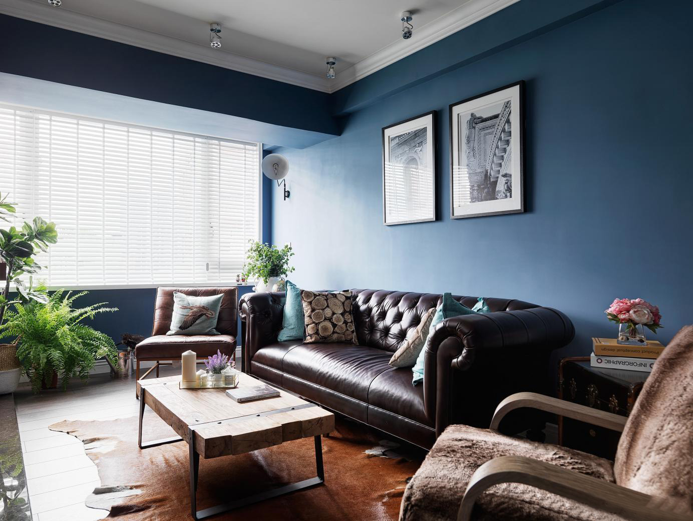 简约 二居 客厅图片来自别墅设计师杨洋在简约英伦风室内装修设计的分享