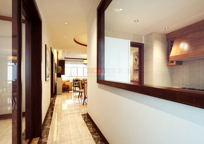 三居 翔凤华园 新中式风格 客厅图片来自百家设计小刘在翔凤华园150平新中式风格半包6万的分享