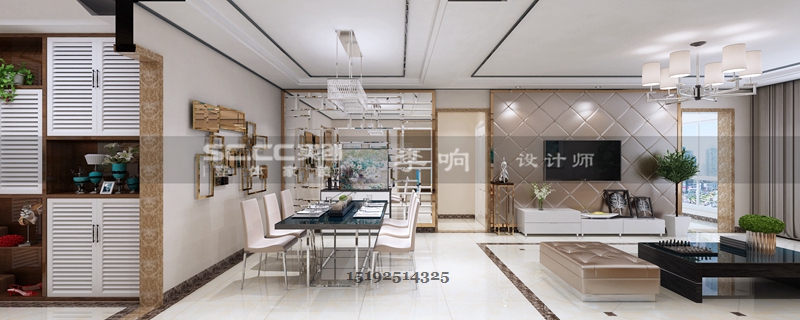 装修 晓港名城 装修设计 四居 餐厅图片来自快乐彩在晓港名城223平现代奢华四居的分享