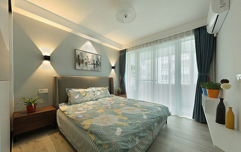 卧室图片来自家装大管家在108平简约优雅3居 尽显舒适生活的分享