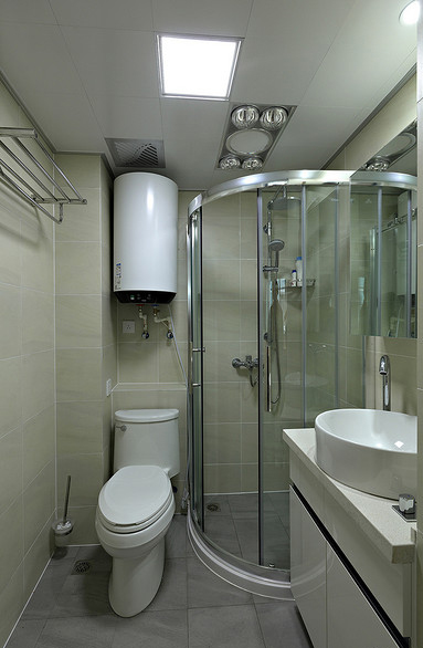 卫生间图片来自家装大管家在108平简约优雅3居 尽显舒适生活的分享