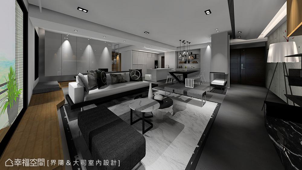 三居 现代 客厅图片来自幸福空间在165平纯净现代层次的分享