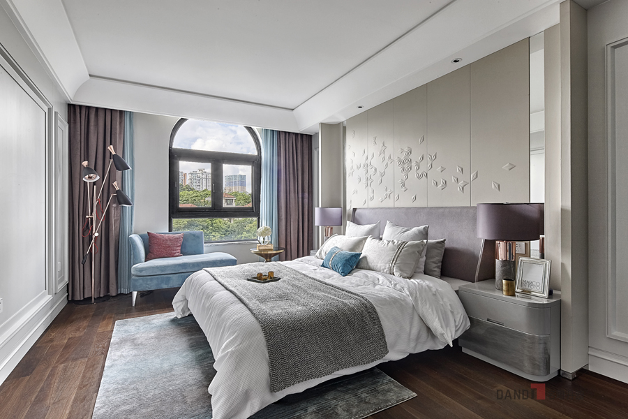 别墅 新古典 卧室图片来自名雕丹迪在纯水岸--新古典主义--600平的分享