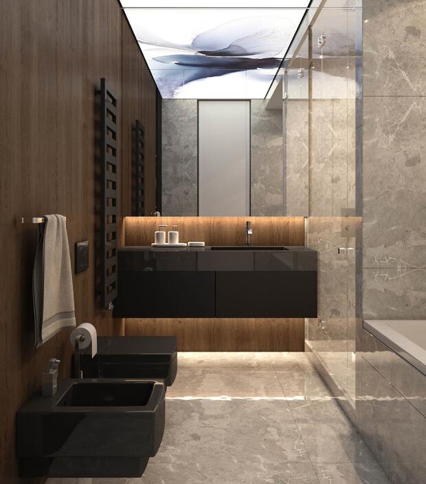 简约 卫生间图片来自别墅设计师杨洋在简约豪华室内设计案例的分享