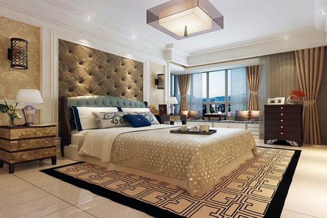 新中式 卧室图片来自峰光无限装饰大鹏在中建昆明澜庭160㎡新中式风格的分享