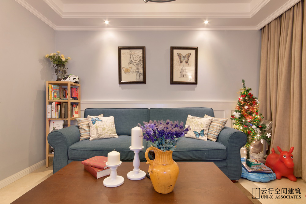客厅图片来自云行设计-邢芒芒在简生活 丨 花钱最少的家的分享