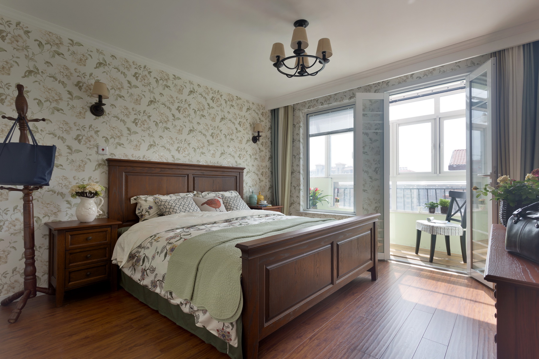 卧室图片来自云行设计-邢芒芒在娴静 丨 历时最久的家的分享