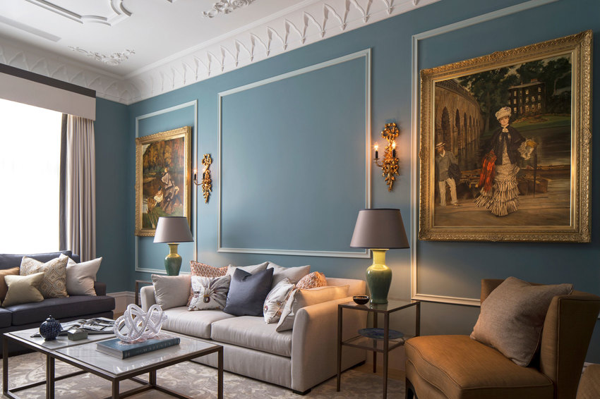 欧式 客厅 二居图片来自一点装修装饰设计在140平欧式风格不规则户型设计的分享
