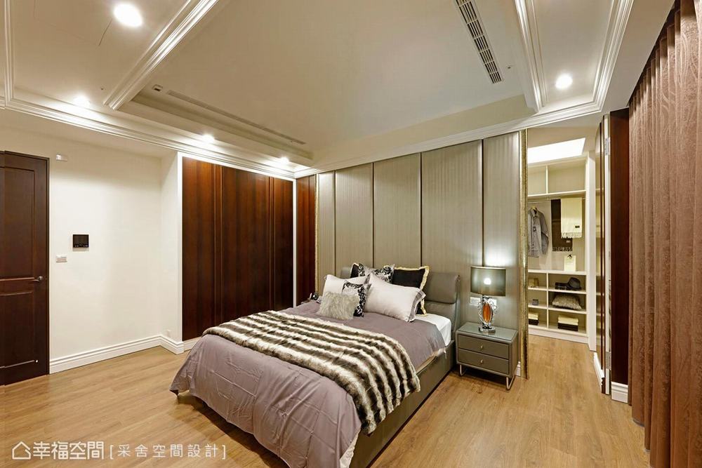 大户型 四房 卧室图片来自幸福空间在优雅气韵 248平古典美大宅的分享