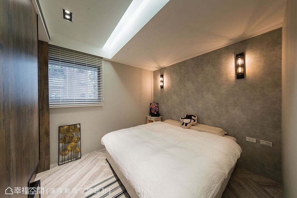 二居 卧室图片来自幸福空间在简约沉稳 73平现代风格宅的分享
