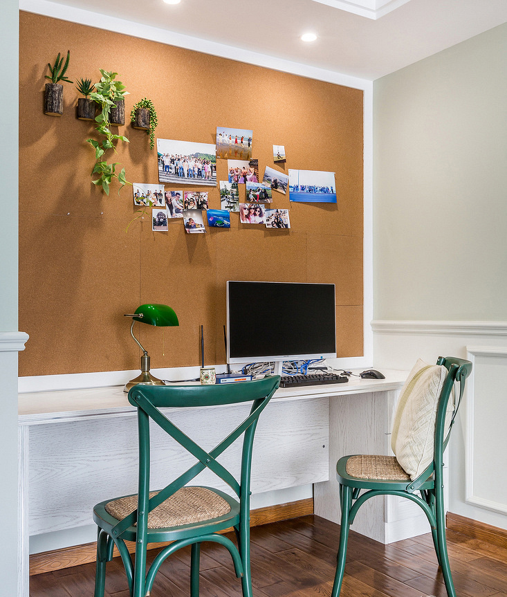 书房图片来自家装大管家在一抹绿色 98平清新美式雅致空间的分享