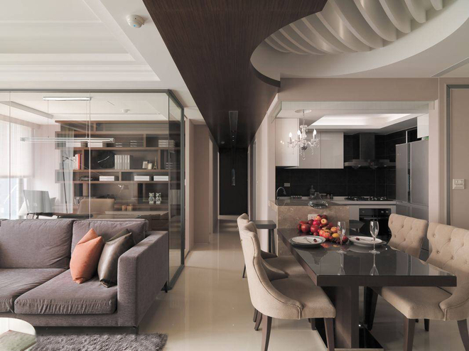 欧式 三居 客厅 卧室 厨房图片来自一点装修装饰设计在西安宸宇装饰150平欧式三居室的分享