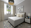 主卧室采用白、黄、米等色彩元素搭配的床整体体现温馨的感觉，柔和的色调，不会显得混乱。