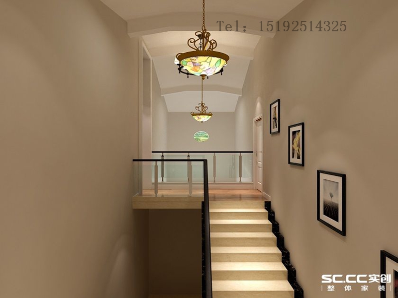 别墅 简约 长水山庄 楼梯图片来自快乐彩在长水山庄236平别墅装修设计的分享
