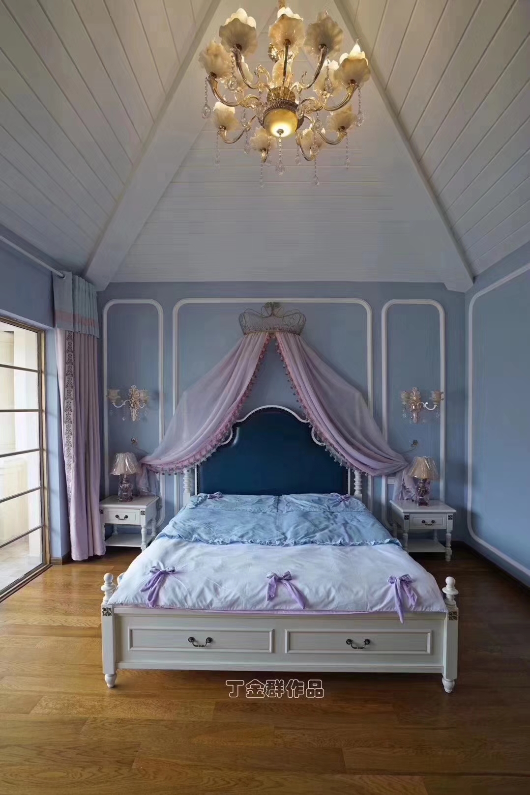 别墅 卧室图片来自金煌装饰有限公司在大女主时代简欧风格的分享