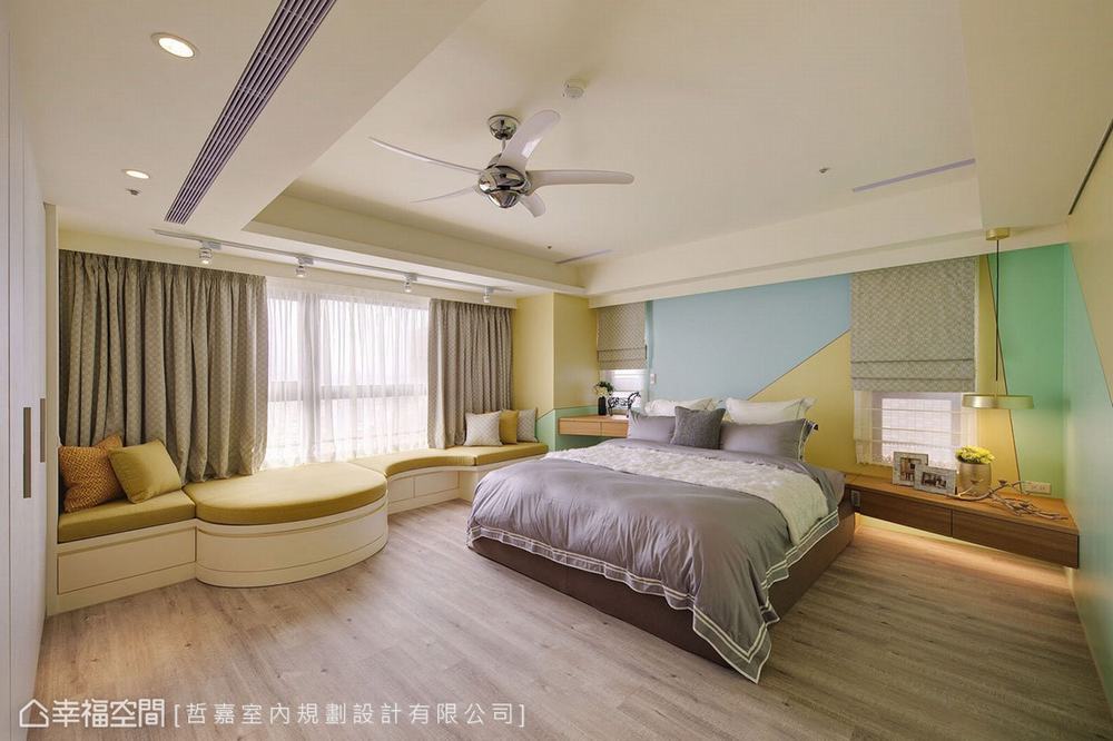 大户型 四居 现代 三代同堂 卧室图片来自幸福空间在时尚中西合并 248平三代享乐居的分享