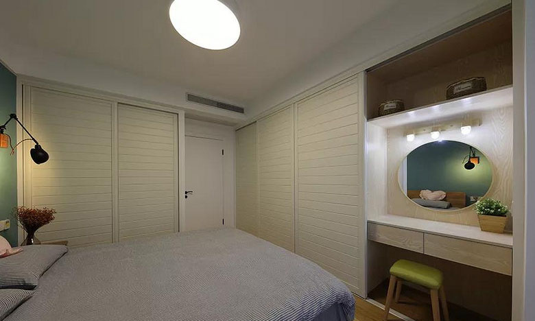 卧室图片来自家装大管家在质朴清雅 97平日式原木系空间的分享