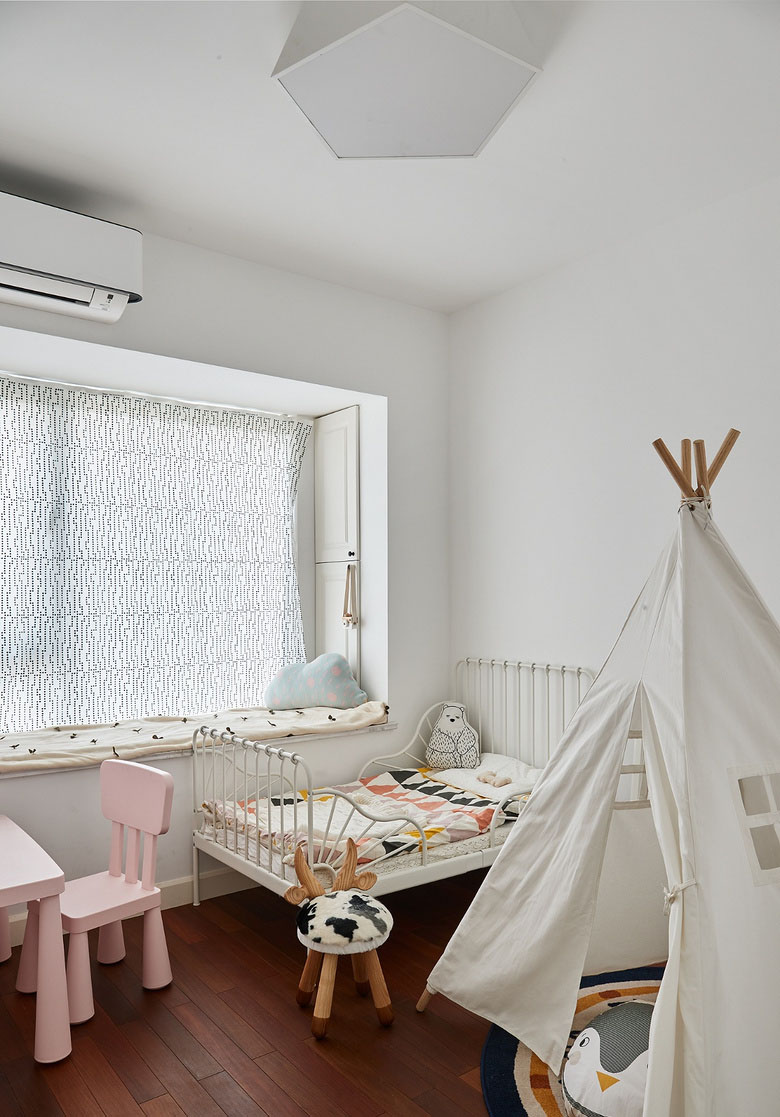 儿童房图片来自家装大管家在简洁安静 100平北欧舒适时尚3居的分享