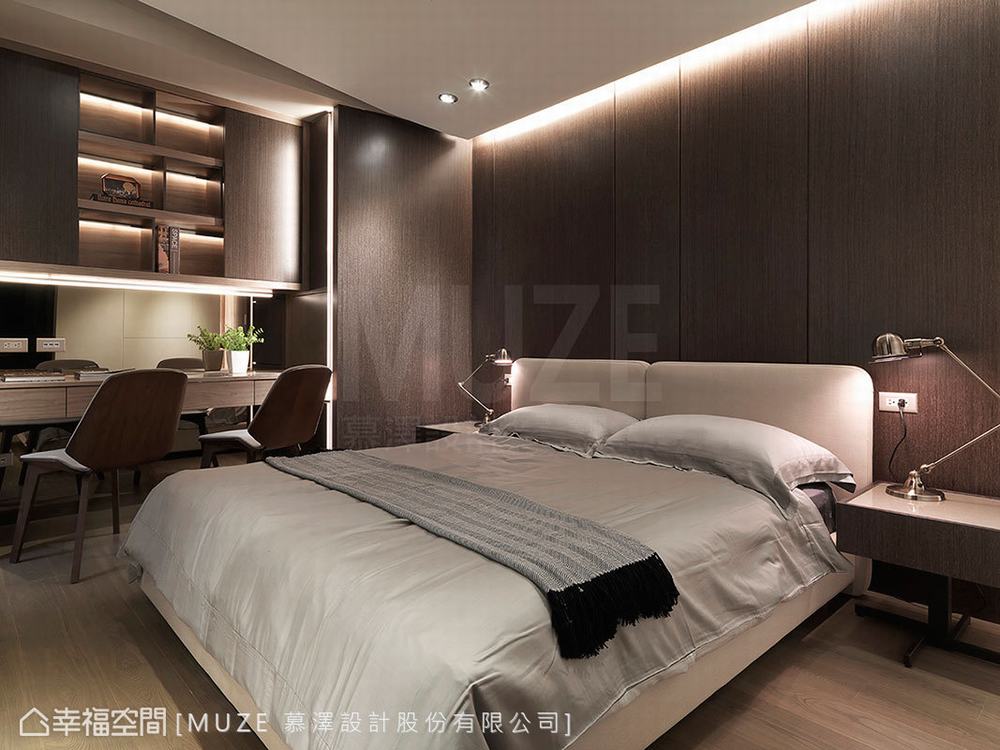 三居 现代 卧室图片来自幸福空间在璟然 132平折线灵动之美的分享