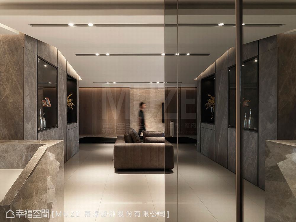 三居 现代 客厅图片来自幸福空间在璟然 132平折线灵动之美的分享