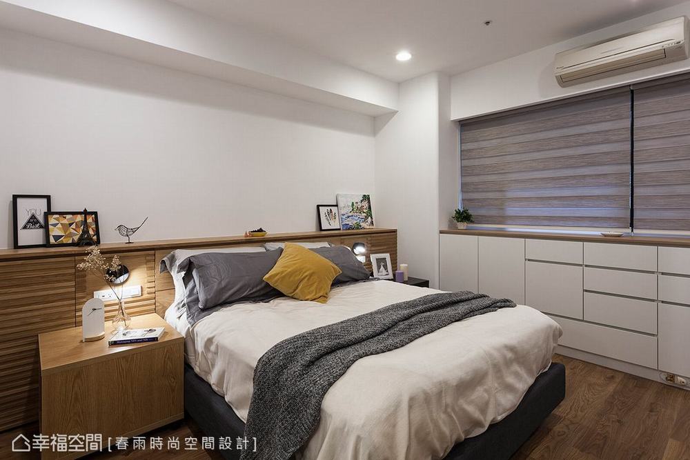 二居 现代 风水 卧室图片来自幸福空间在99平实用机能满分风水宅的分享