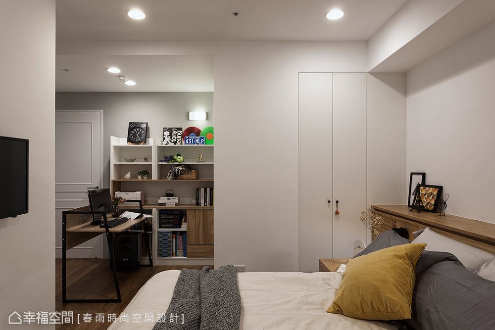 二居 现代 风水 卧室图片来自幸福空间在99平实用机能满分风水宅的分享