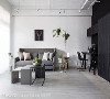 屋主偏爱北欧风格，文仪室内装修设计以「黑白灰」作为主题用色，铺陈一室清爽舒适质感。