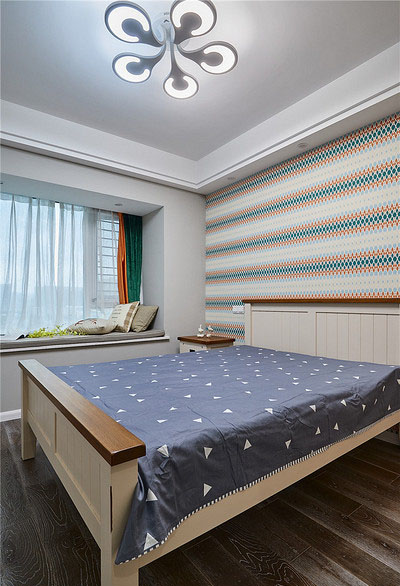 卧室图片来自家装大管家在109平美式大气之家 打造永恒爱的分享
