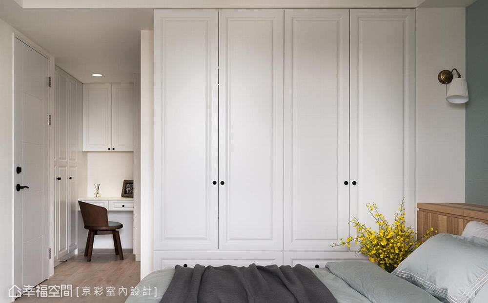 三居 现代 卧室图片来自幸福空间在佐日光与美景 122平美式浪漫居的分享