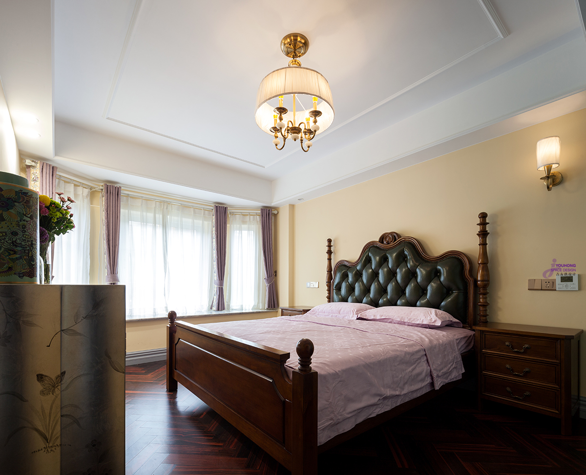 法式 复式 湖蓝 卧室图片来自无锡吉友洪设计工作室在法式 | 和畔的分享